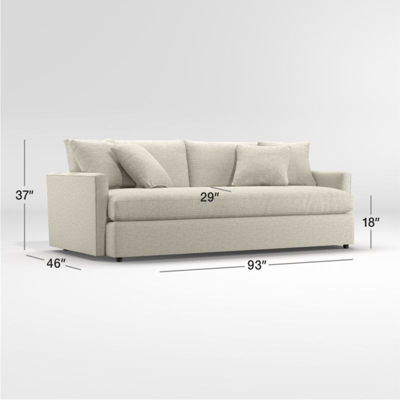 Lounge Deep Track Arm Bench Sofa + Reviews | Crate & Barrel Canada