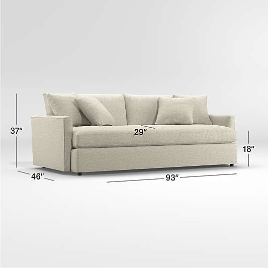 Lounge Deep Bench Sofa 93"