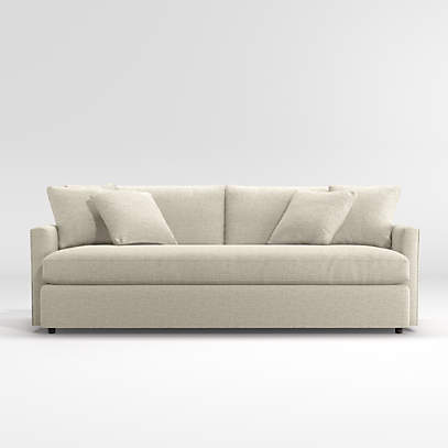 Lounge Deep Track Arm Bench Sofa, Bench Cushion Sofa With Chaise