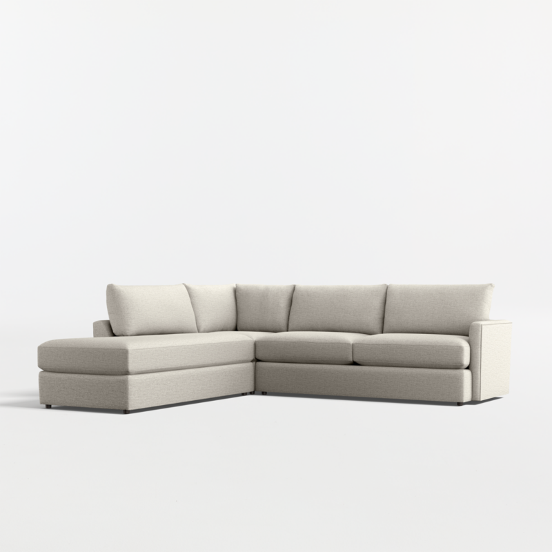 Lounge Classic 3-Piece L-Shaped Sectional Sofa with Bumper - image 0 of 18
