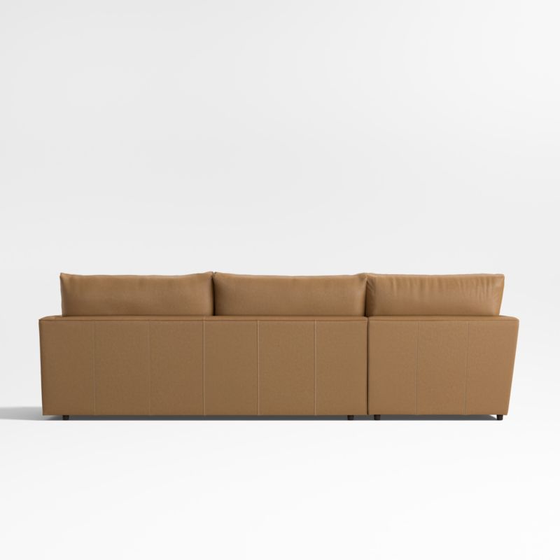 Lounge Classic Leather 3-Piece Corner Sectional Sofa - image 4 of 6