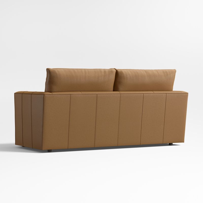 Lounge Classic Leather Apartment Sofa - image 5 of 7