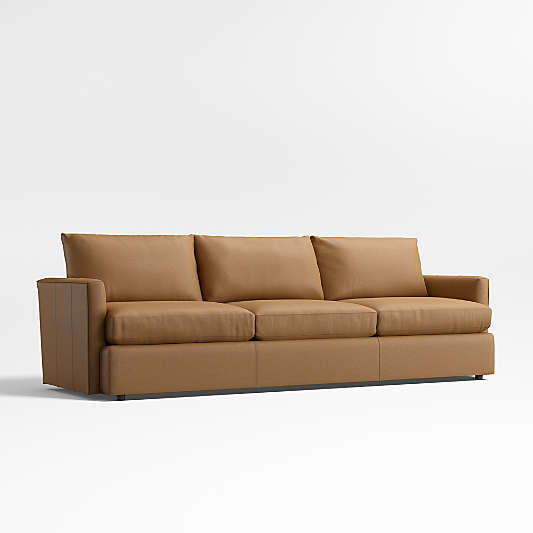 Lounge Classic Leather Sofa (73"-105")