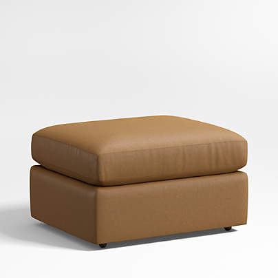 Lounge Classic 32" Leather Ottoman