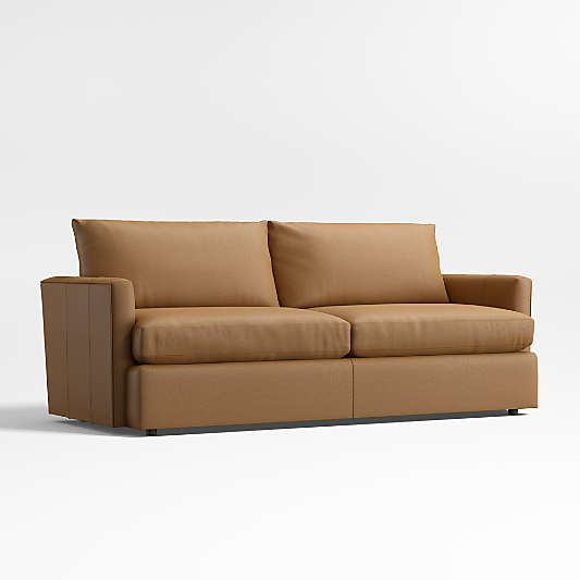 Lounge Classic Leather Sofa (73"-105")