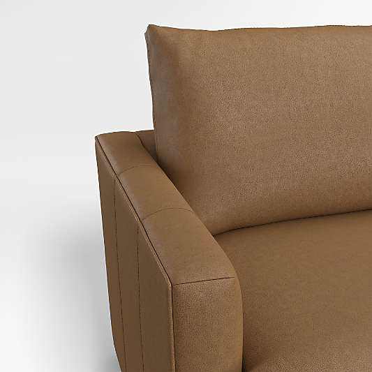 Lounge Classic 3-Piece U-Shaped Leather Sectional Sofa with Double Extra Wide Chaise Lounge