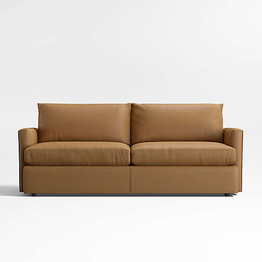 Lounge Classic Leather Sofa 83"