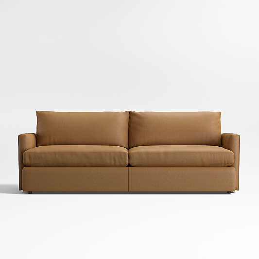 Lounge Classic 73" Leather Apartment Sofa