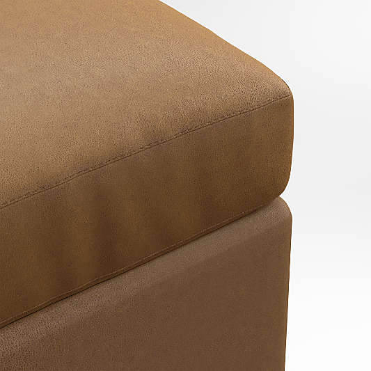 Lounge Classic 43" Leather Storage Ottoman