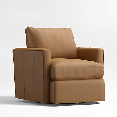 Lounge Classic 32" Leather Swivel Chair