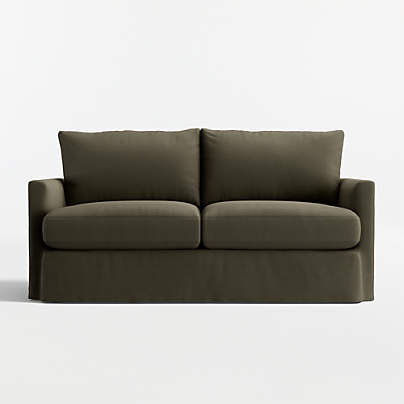 Lounge Classic 73" Slipcovered Apartment Sofa