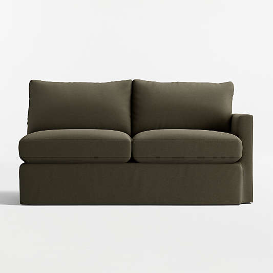 Lounge Classic Right-Arm Sofa Slipcovered Sectional Piece