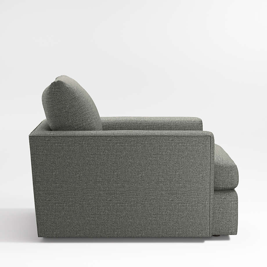 Crate and barrel lounge online chair and a half