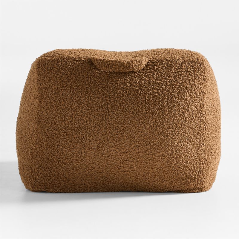 Sesame Brown Sherpa Kids Lounge Chair - image 6 of 9