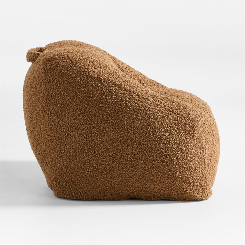 Sesame Brown Sherpa Kids Lounge Chair - image 5 of 9