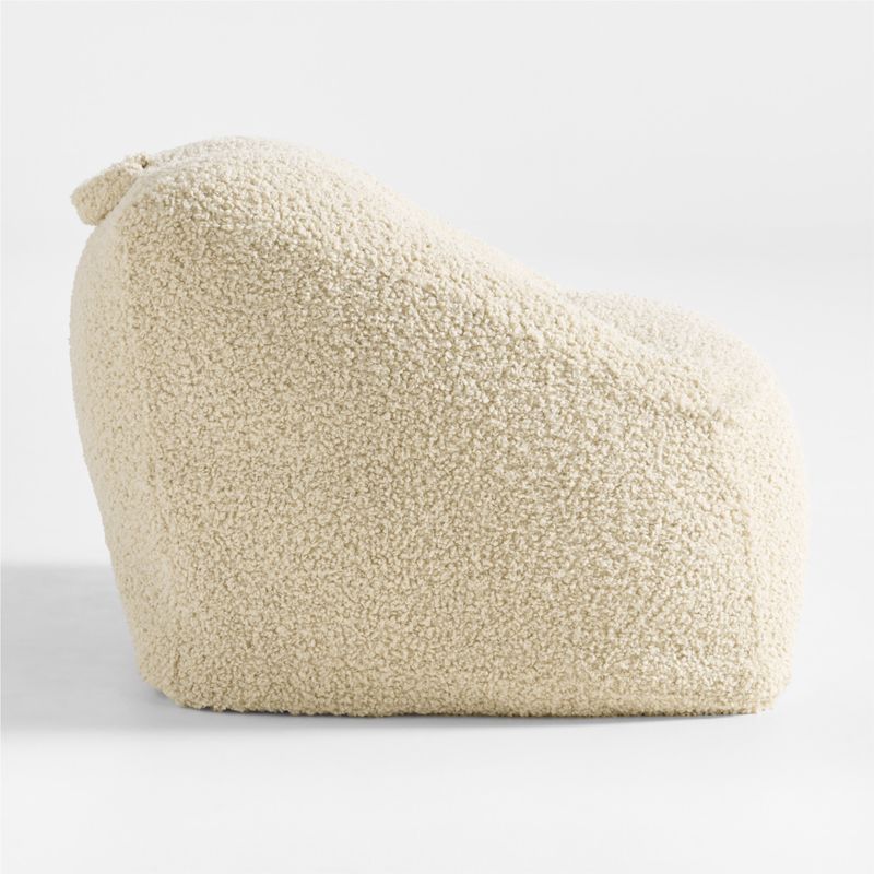 Ivory Sherpa Kids Lounge Chair - image 3 of 7