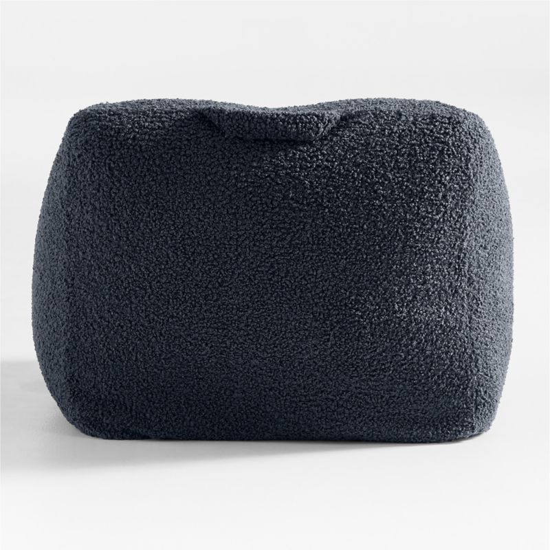 Dark Navy Sherpa Kids Lounge Chair - image 4 of 7