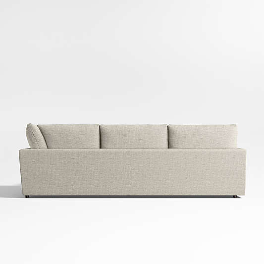 Lounge Classic 2-Piece Sectional Sofa with Bumper