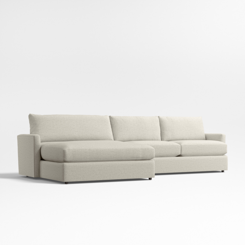 Lounge Classic 2-Piece Sectional Sofa with Extra Wide Chaise Lounge - image 11 of 14