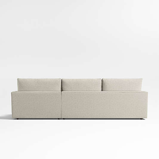 Lounge Classic 2-Piece Sectional Sofa with Chaise