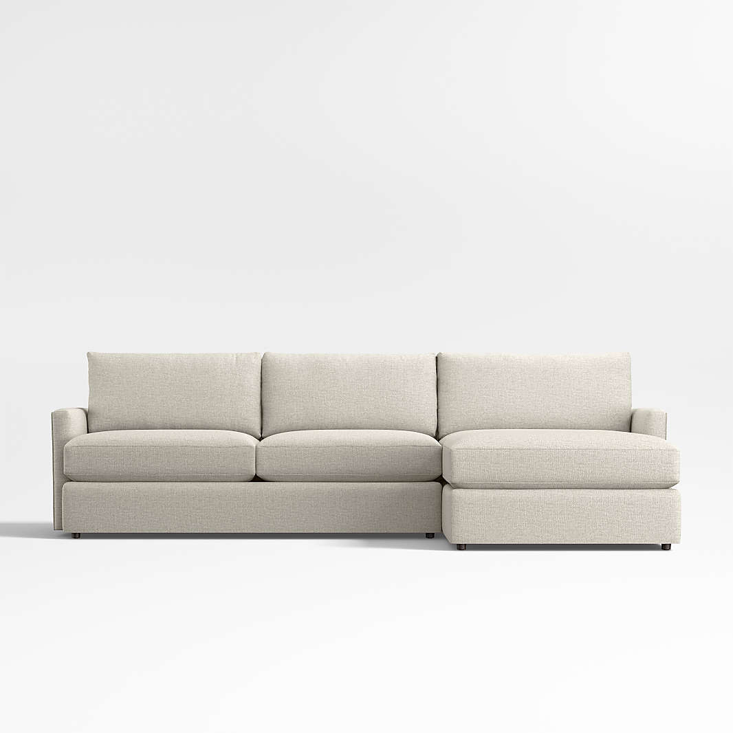 Chaise Sectionals: 2-Piece, 3-Piece &amp; 4-Piece Sofas with Chaise | Crate ...