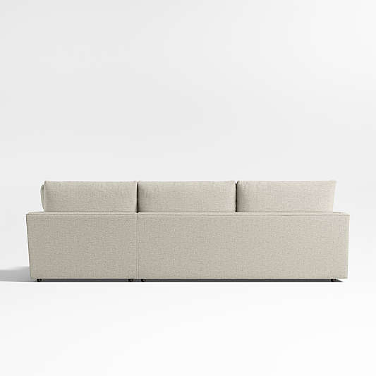 Lounge Classic 2-Piece Sectional Sofa with Bumper