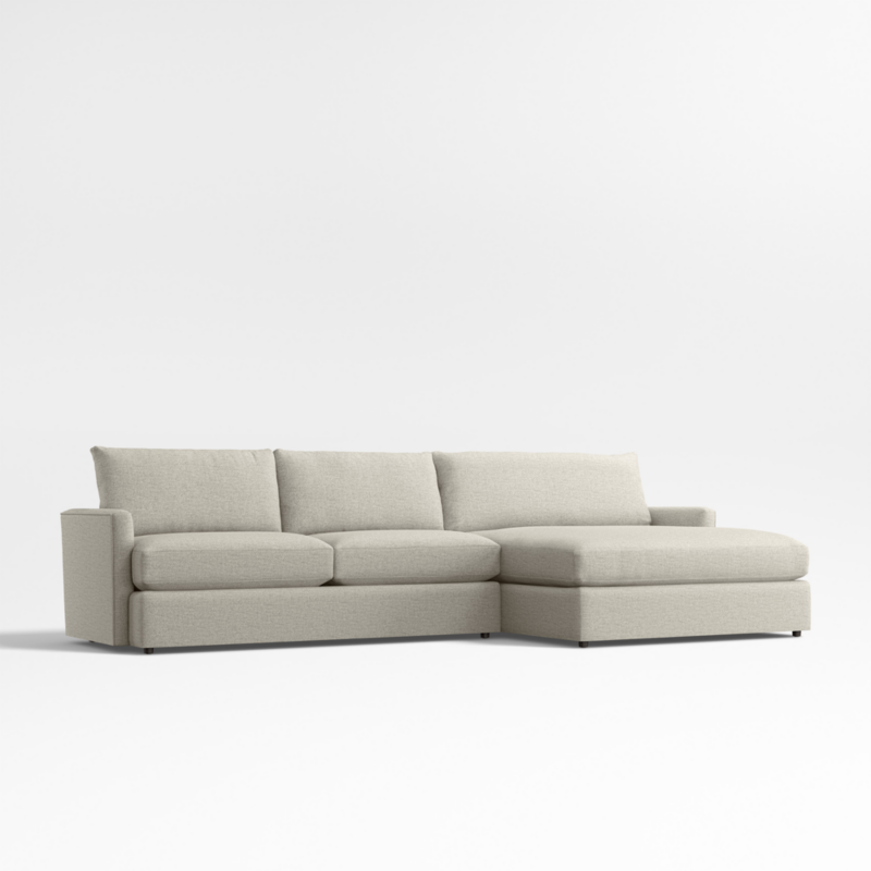 Lounge Classic 2-Piece Sectional Sofa with Extra Wide Chaise Lounge - image 11 of 14