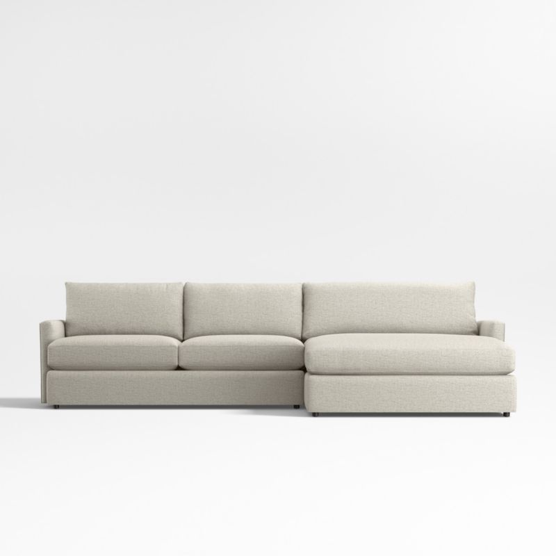 Lounge Classic 2-Piece Sectional Sofa with Double Chaise - image 0 of 7