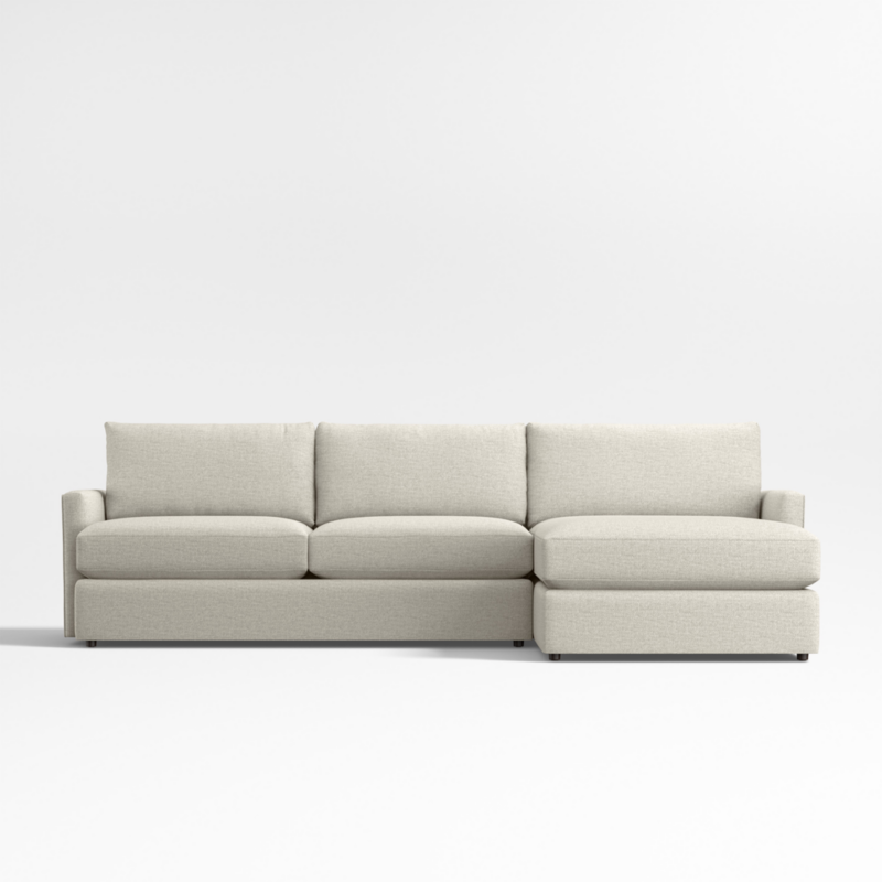 Lounge Classic 2-Piece Sectional Sofa with Storage Chaise Lounge - image 0 of 14