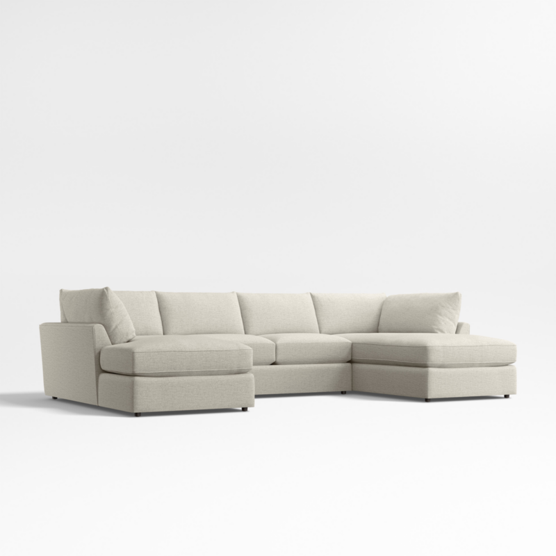 Lounge Classic 3-Piece U-Shaped Sectional Sofa with Double Corner Bumper - image 12 of 13