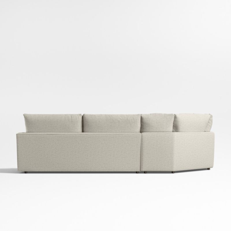 Lounge Classic 3-Piece Wedge Sectional Sofa - image 6 of 7