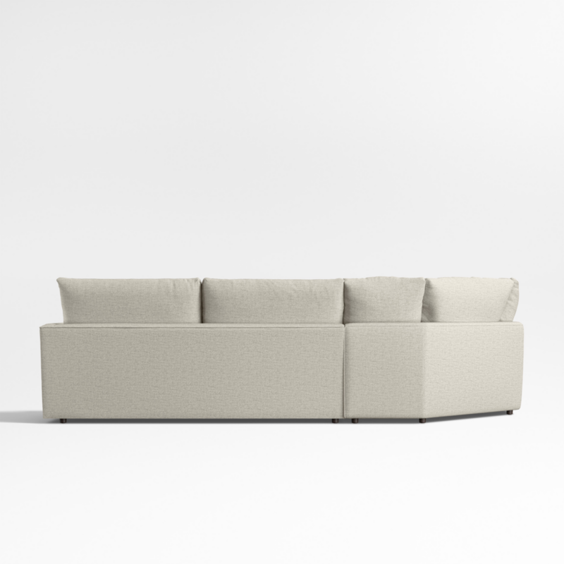 Lounge Classic 3-Piece L-Shaped Wedge Sectional Sofa - image 13 of 17