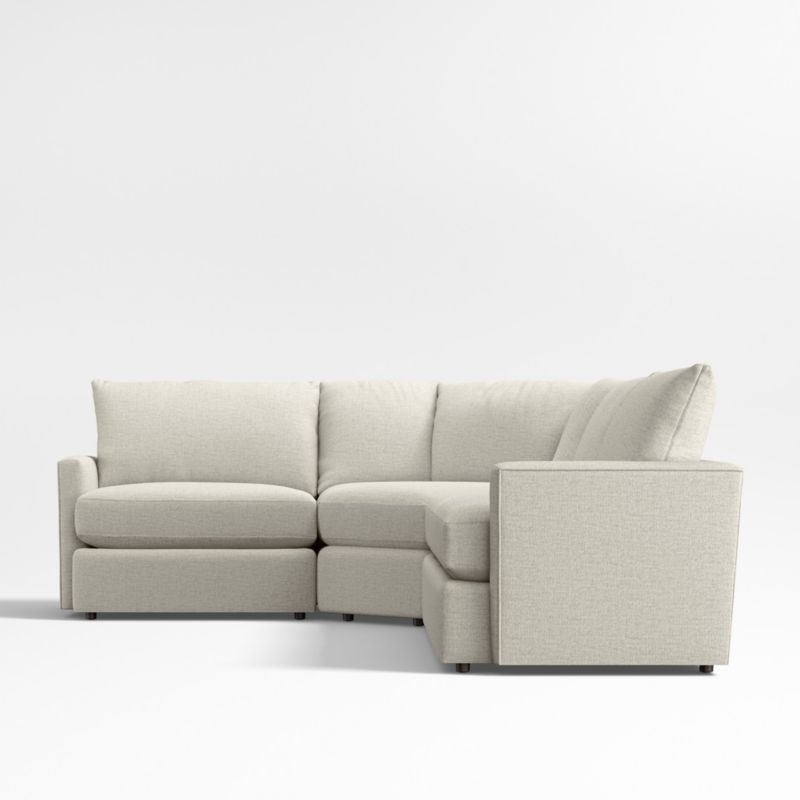 Lounge Classic 3-Piece Wedge Sectional Sofa - image 4 of 7