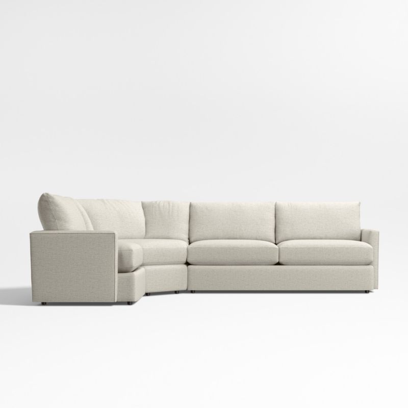 Lounge Classic 3-Piece Wedge Sectional Sofa - image 5 of 7