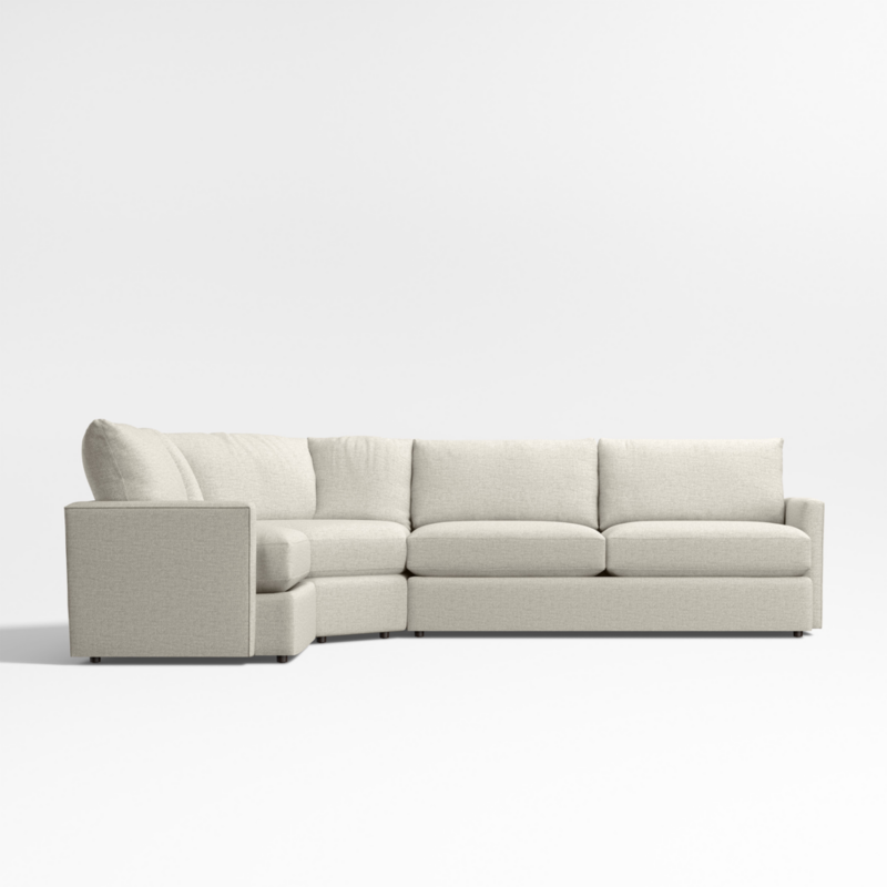 Lounge Classic 3-Piece L-Shaped Wedge Sectional Sofa - image 12 of 17