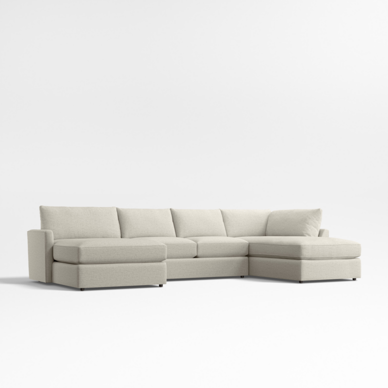 Lounge Classic 3-Piece U-Shaped Sectional Sofa with Right-Arm Corner Bumper - image 12 of 13