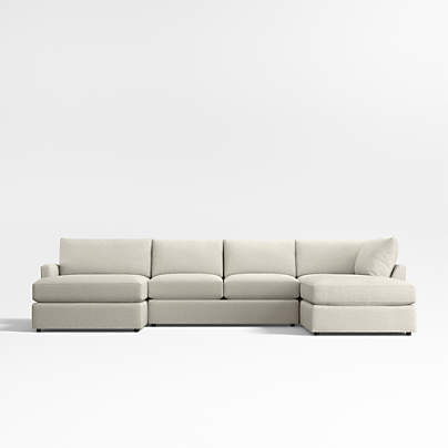 Lounge Classic 3-Piece U-Shaped Sectional Sofa