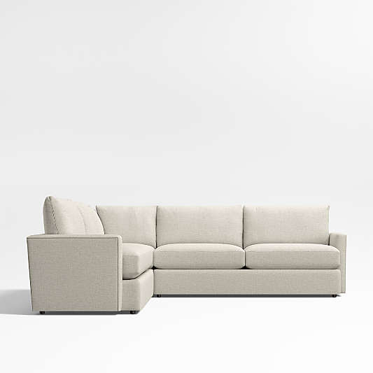 Lounge Classic 3-Piece L-Shaped Sectional Sofa