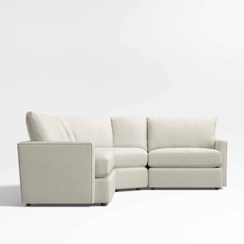 Lounge Classic 3-Piece L-Shaped Wedge Sectional Sofa - image 13 of 17