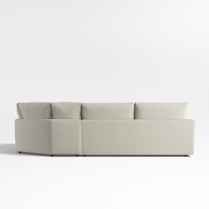 Lounge Classic 3-Piece L-Shaped Wedge Sectional Sofa - image 12 of 17