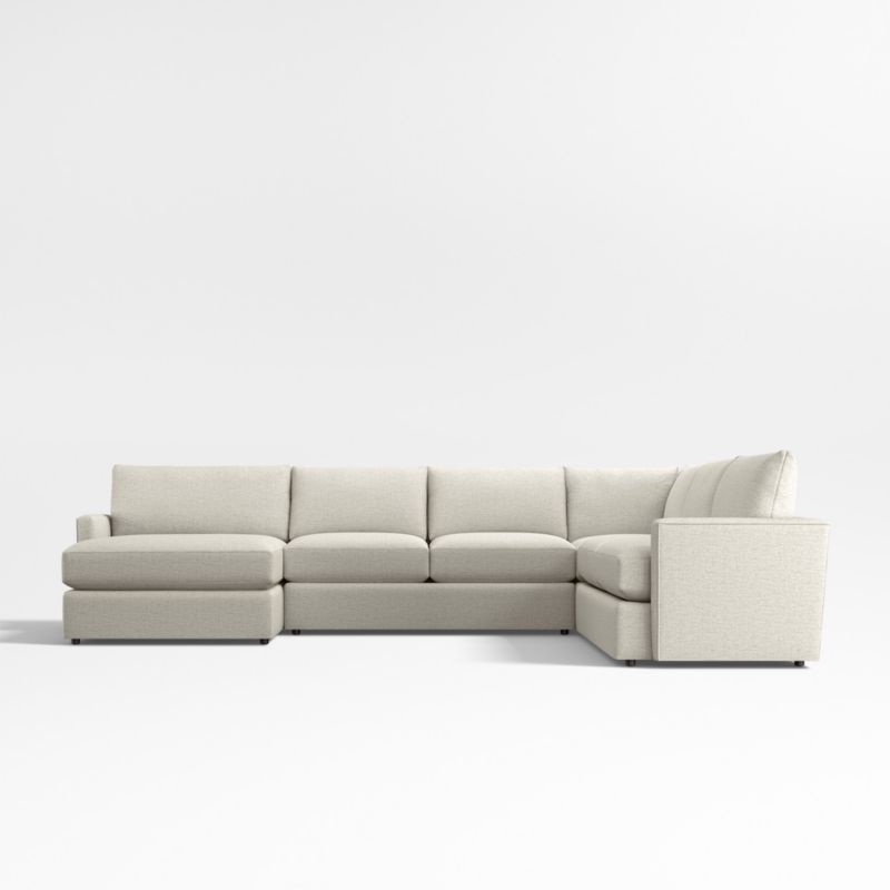 Lounge Classic 4-Piece L-Shaped Sectional Sofa with Storage Chaise - image 4 of 8