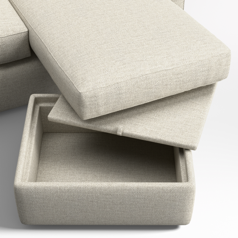 Lounge Classic 93" Reversible Storage Chaise Lounge Sectional Sofa - image 13 of 14