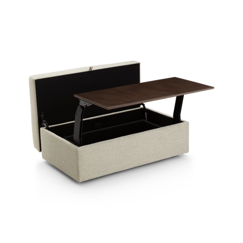 Lounge Classic Storage Ottoman with Tray - image 6 of 7