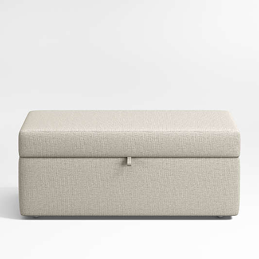 Lounge Classic Storage Ottoman with Tray