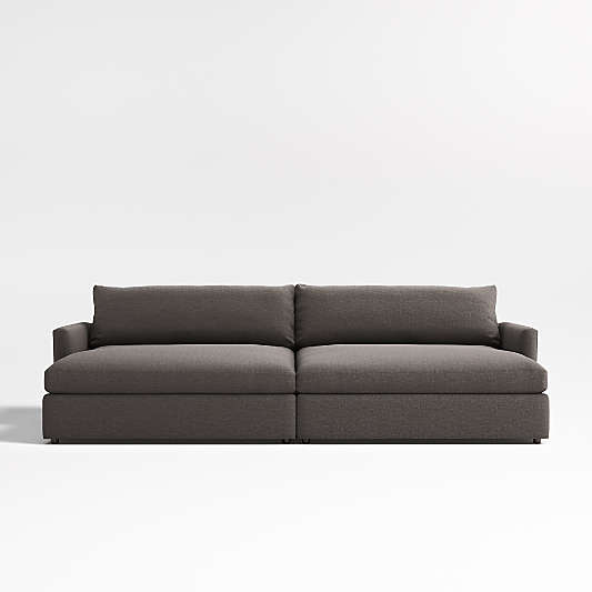 Lounge Deep 2-Piece Double Chaise Sectional Sofa