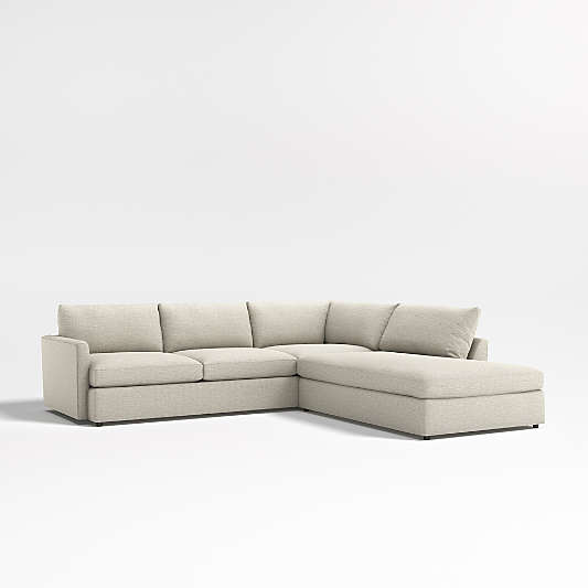 Lounge Deep 2-Piece Right-Arm Bumper Sectional Sofa