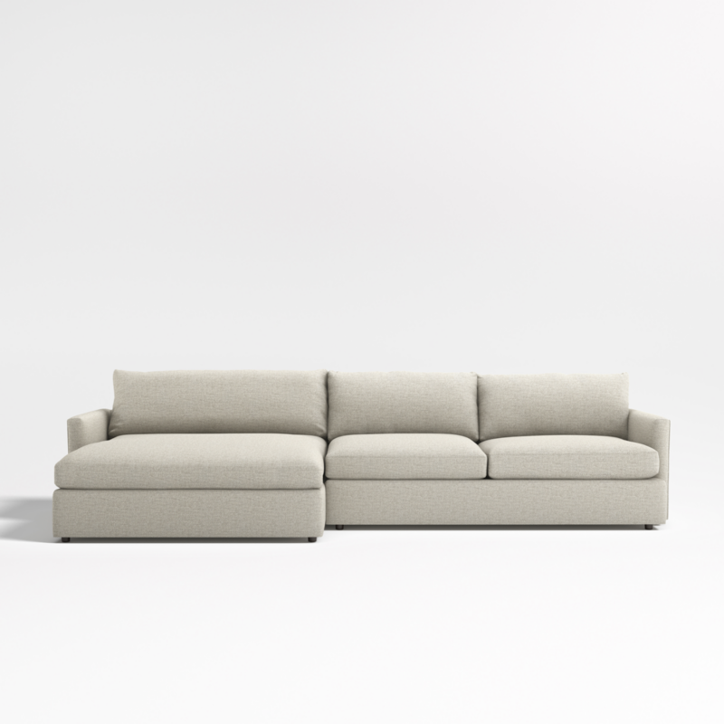 Lounge Deep 2-Piece Sectional Sofa with Extra Wide Chaise Lounge - image 0 of 14