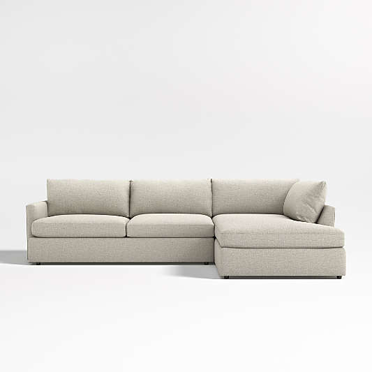 Lounge Deep 2-Piece Right-Arm Bumper Sectional Sofa