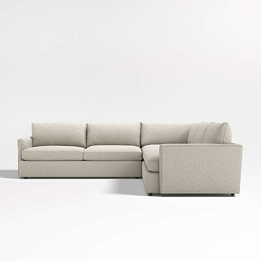 Lounge Deep 2-Piece L-Shaped Sectional Sofa