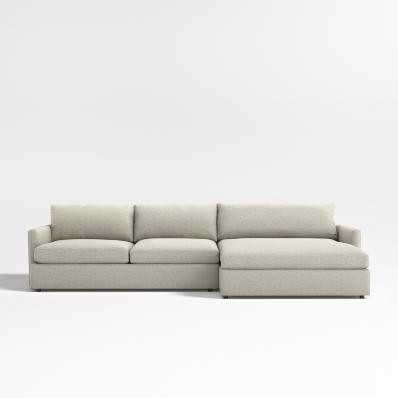 Lounge Deep 2-Piece Sectional Sofa with Extra Wide Chaise Lounge - image 0 of 14